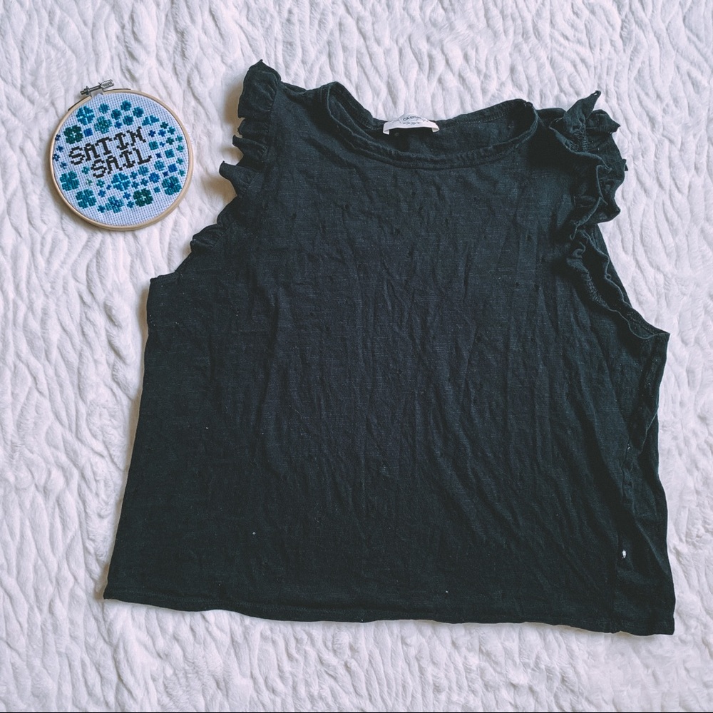 🔴2 for $20 🔴 Grunge Black Top